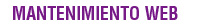 Mantenimiento de P�ginas Web