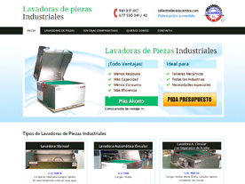 Lavadora de piezas