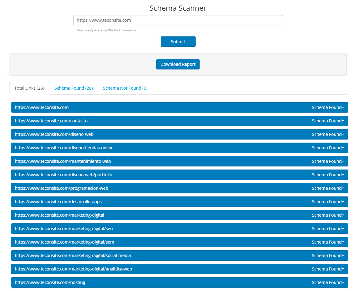 Escaner Schema JSON-LD para Negocio Local