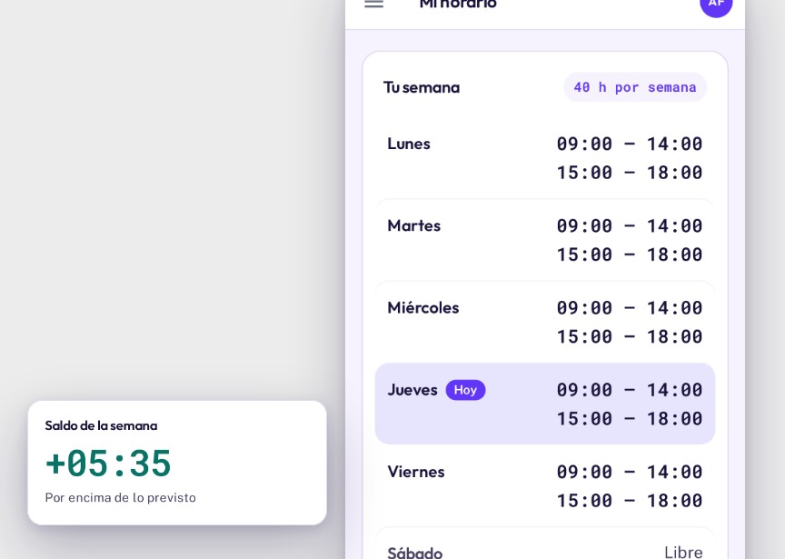 Galería Imagen Rehojo App de Registro Horario 4