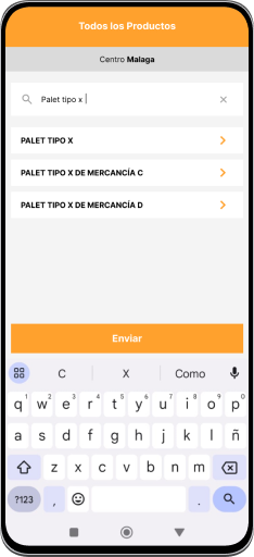 Todos los productos en la App de StockAlm