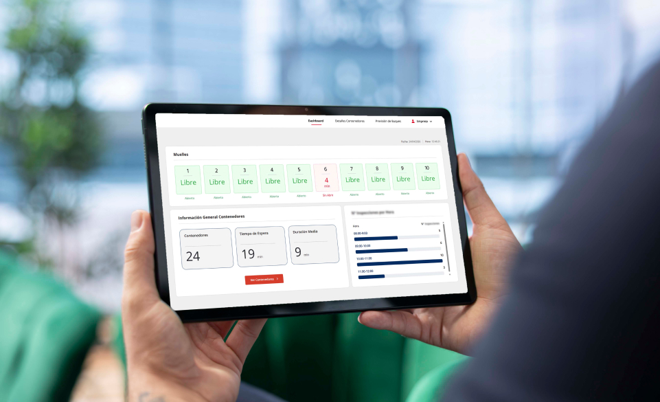 Dashboard Operativo en Herramienta de Gestión de Contenedores en Puertos