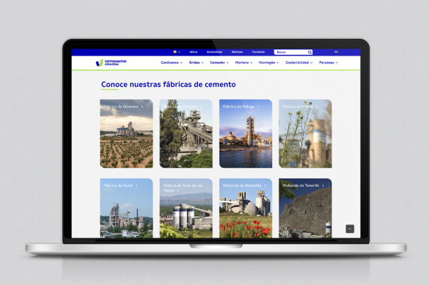 Solución a los retos de la Web de Votorantim Cimentos España