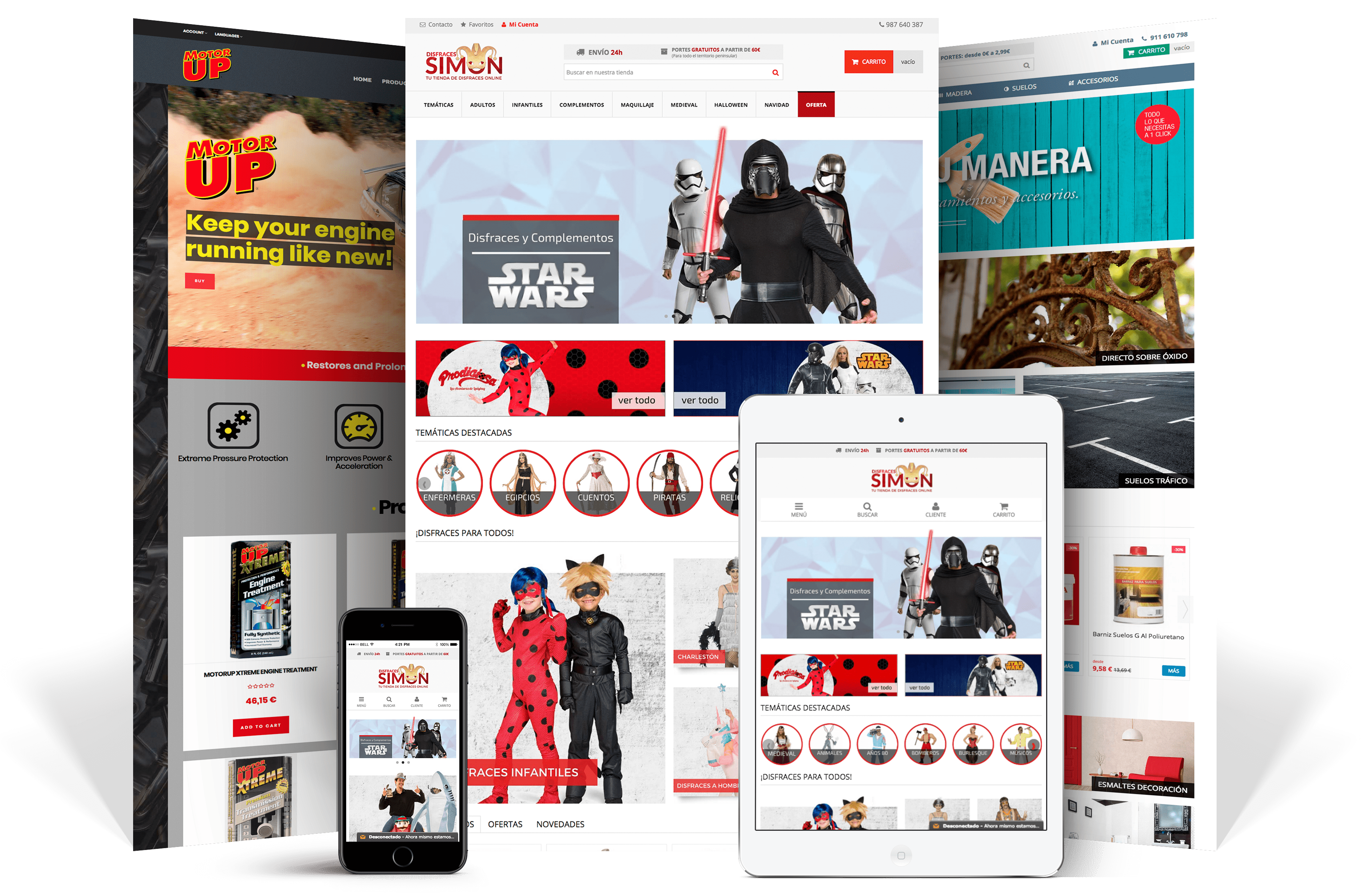 Diseño Tiendas Online: Prestashop, Magento | Teconsite Vigo.