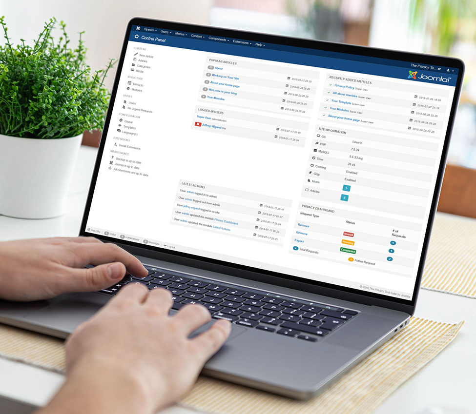 Mantenimiento para Joomla