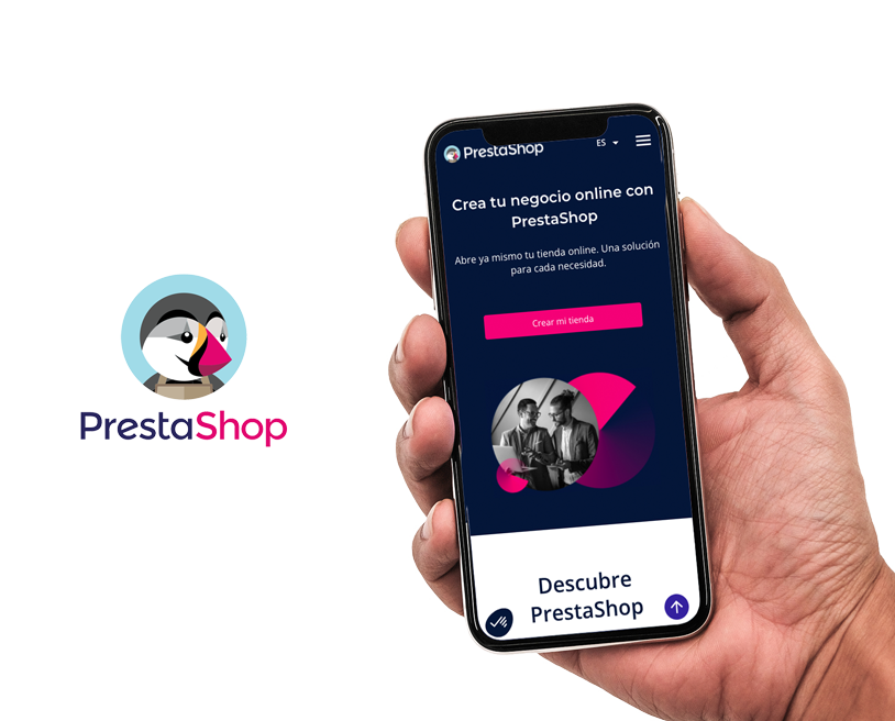 Con Teconsite, en Prestashop puedes crear un E-commerce