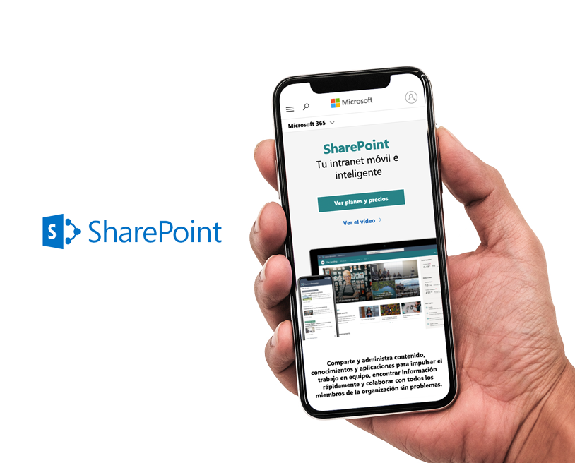 Portales Corporativos flexibles, seguros y fáciles de usar con Sharepoint
